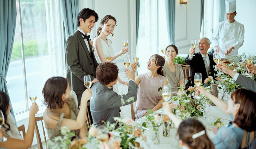 【少人数婚】家族や親しい友人とプライベートウエディング
